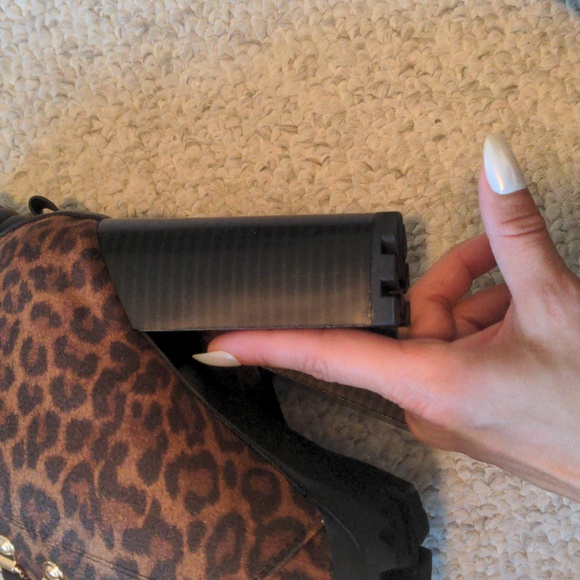 JustFab Shandee Lace-Up Booties for Women - High Heeled Combat Boots, Fa… - Picture 7 of 9